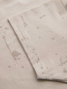 Ombre Clothing Herren-T-Shirt mit Aufdruck und Rundhalsausschnitt - creme