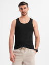 Ombre Clothing Herren-Basic-T-Shirt aus Baumwolle - schwarz