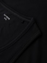 Ombre Clothing Herren-Basic-T-Shirt aus Baumwolle - schwarz