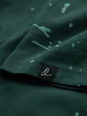Ombre Clothing Herren-T-Shirt mit Aufdruck und Rundhalsausschnitt - grün