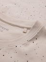 Ombre Clothing Herren-T-Shirt aus Baumwolle mit Aufdruck und Rundhalsausschnitt - beige