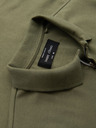 Ombre Clothing Herren-Poloshirt mit Reißverschluss - olivgrün