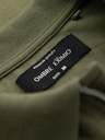 Ombre Clothing Herren-Poloshirt mit Reißverschluss - olivgrün
