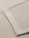 Ombre Clothing Herren-Poloshirt ohne Knöpfe mit offenem Kragen - hellgrau