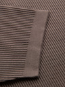 Ombre Clothing Herren-Poloshirt ohne Knöpfe mit offenem Kragen - asche