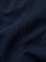 Ombre Clothing Herren klassisches geripptes Strickhemd - dunkelblau