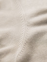 Ombre Clothing Herren klassisches Strickhemd mit gerippten Manschetten - hellgrau