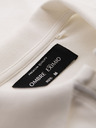 Ombre Clothing Herren-Poloshirt mit Reißverschluss - weiß
