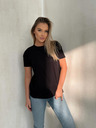 Edoti Oversize T-Shirt schwarz