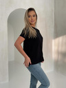 Edoti Oversize T-Shirt schwarz