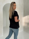 Edoti Oversize T-Shirt schwarz