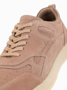 Ombre Clothing Herren-leichte Veloursledersneaker im Sportstil - beige