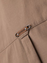 Ombre Clothing Herren-Leinenhemd mit klassischem Kragen und Taschen REGULAR FIT - hellbraun