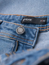 Ombre Clothing Herren-Jeanskurzhose in klassischer Passform - hellblau