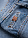 Ombre Clothing Herren-Jeanskurzhose in klassischer Passform - hellblau