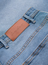 Ombre Clothing Herren-Jeanskurzhose in klassischer Passform - hellblau