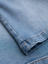 Ombre Clothing Herren-Jeanskurzhose in klassischer Passform - hellblau