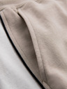 Ombre Clothing Herren-kurze Sweatshorts mit breiten Streifen - beige