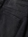 Ombre Clothing Herren-Shorts mit elastischem Bund und Wascheffekt - grau
