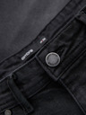 Ombre Clothing Herren-Jeansshorts in klassischer Passform - schwarz