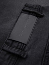 Ombre Clothing Herren-Jeansshorts in klassischer Passform - schwarz
