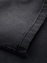 Ombre Clothing Herren-Jeansshorts in klassischer Passform - schwarz