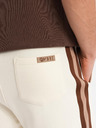 Ombre Clothing Herren-Sweatshorts mit Paspelierung und geripptem Bund - cremeweiß