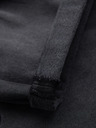 Ombre Clothing Herren-kurze Jeansshorts mit Rissen und umgeschlagenem Beinabschluss - grau
