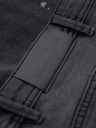 Ombre Clothing Herren-kurze Jeansshorts mit Rissen und umgeschlagenem Beinabschluss - grau