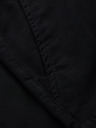 Ombre Clothing Herren-Baumwollshorts mit elastischem Bund - schwarz