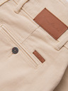 Ombre Clothing Herren-Jeansshorts mit umgeschlagenem Beinabschluss - cremeweiß