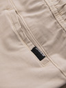 Ombre Clothing Herren-Shorts in lockerer Passform mit Cargotaschen - cremeweiß