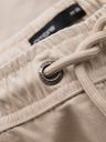 Ombre Clothing Herren-Shorts in lockerer Passform mit Cargotaschen - cremeweiß