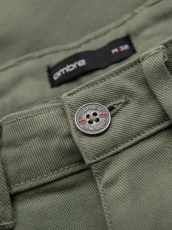 Ombre Clothing Herren-Jeans-Klassikshorts mit umgeschlagenem Beinabschluss - helloliv