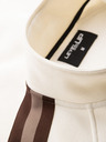 Ombre Clothing Herren-Sweatjacke mit hohem Kragen und Saum - creme