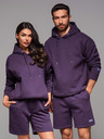 Ombre Clothing Unisex-Hoodie mit Taschen - lila