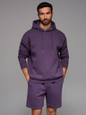 Ombre Clothing Unisex-Hoodie mit Taschen - lila
