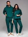 Ombre Clothing Unisex-Hoodie mit Taschen - dunkelgrün