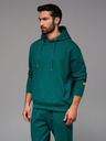Ombre Clothing Unisex-Hoodie mit Taschen - dunkelgrün