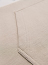 Ombre Clothing Herren-Kapuzenjacke aus Baumwolle mit Kontrastelемenten - beige