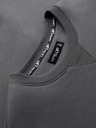 Ombre Clothing Unisex-Klassischer Pullover mit Rundhalsausschnitt - grau