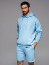 Ombre Clothing Unisex-Hoodie mit Taschen - blau
