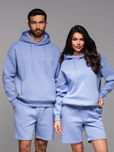 Ombre Clothing Unisex-Hoodie mit Taschen - lavendel