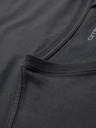 Ombre Clothing Herren-Klassik-T-Shirt BASIC mit V-Ausschnitt - anthrazit