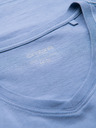 Ombre Clothing Herren-Klassik-T-Shirt BASIC mit V-Ausschnitt - blau