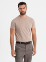 Ombre Clothing Herren-Klassik-T-Shirt BASIC - sand