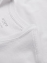 Ombre Clothing Herren-Klassik-T-Shirt BASIC mit V-Ausschnitt - weiß