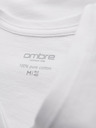 Ombre Clothing Herren-Klassik-T-Shirt BASIC mit V-Ausschnitt - weiß