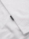 Ombre Clothing Herren-Klassik-T-Shirt BASIC mit V-Ausschnitt - weiß