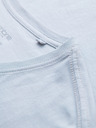 Ombre Clothing Herren-Klassik-T-Shirt BASIC mit V-Ausschnitt - hellgrau